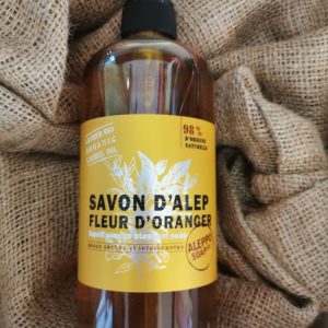 Savon Liquide d'Alep - 500ml - Fleur d'Oranger