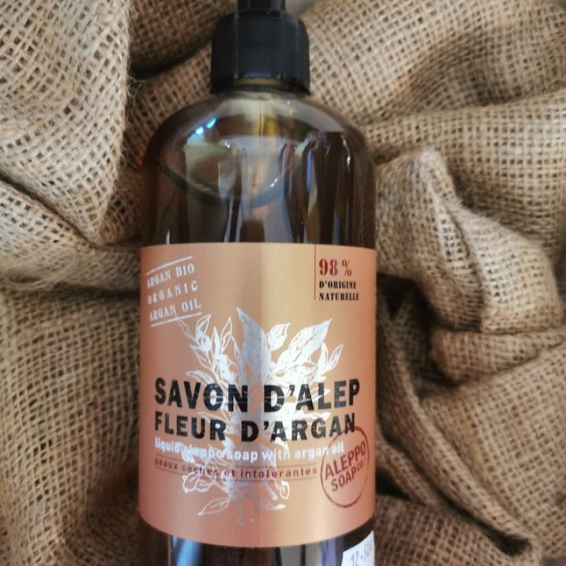 Savon d'Alep Liquide - 500ml - Fleur d'Argan